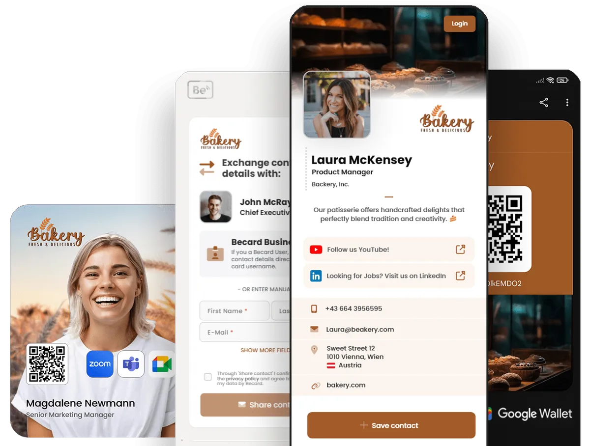 Die Einsatzmöglichkeiten deiner digitalen Visitenkarte