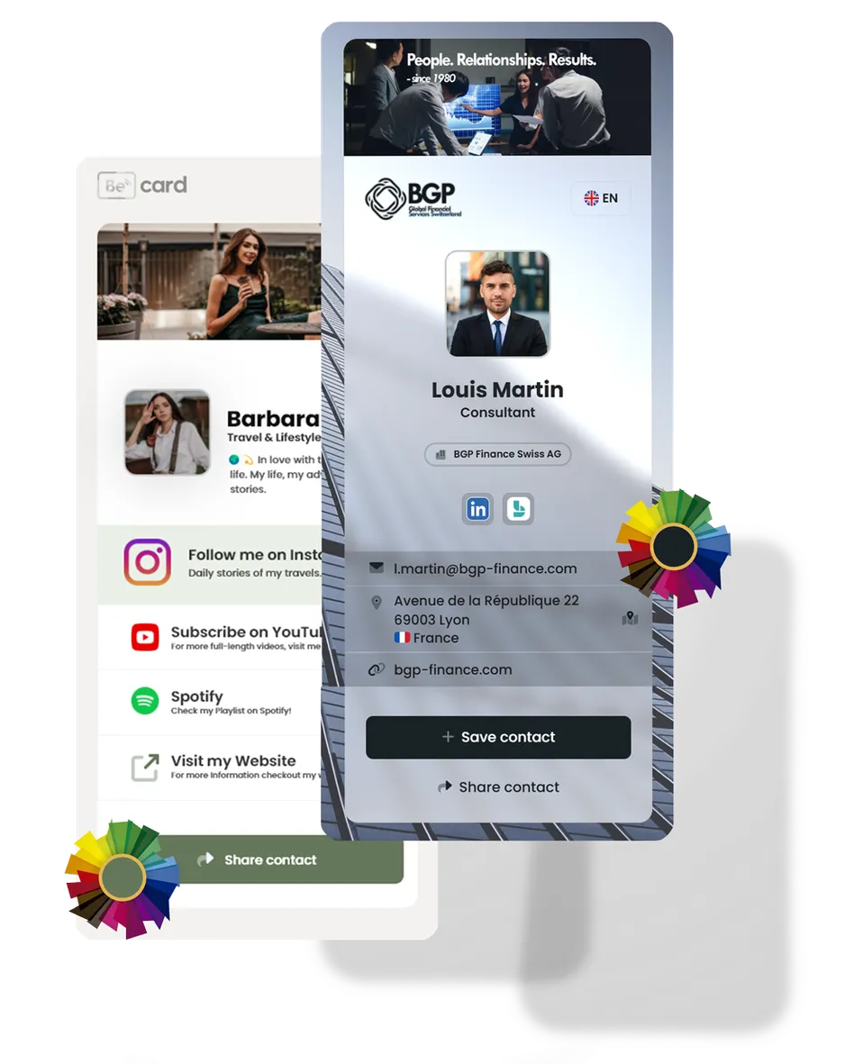 Elektronische Visitenkarte: Nachhaltigkeit und Effizienz im Fokus